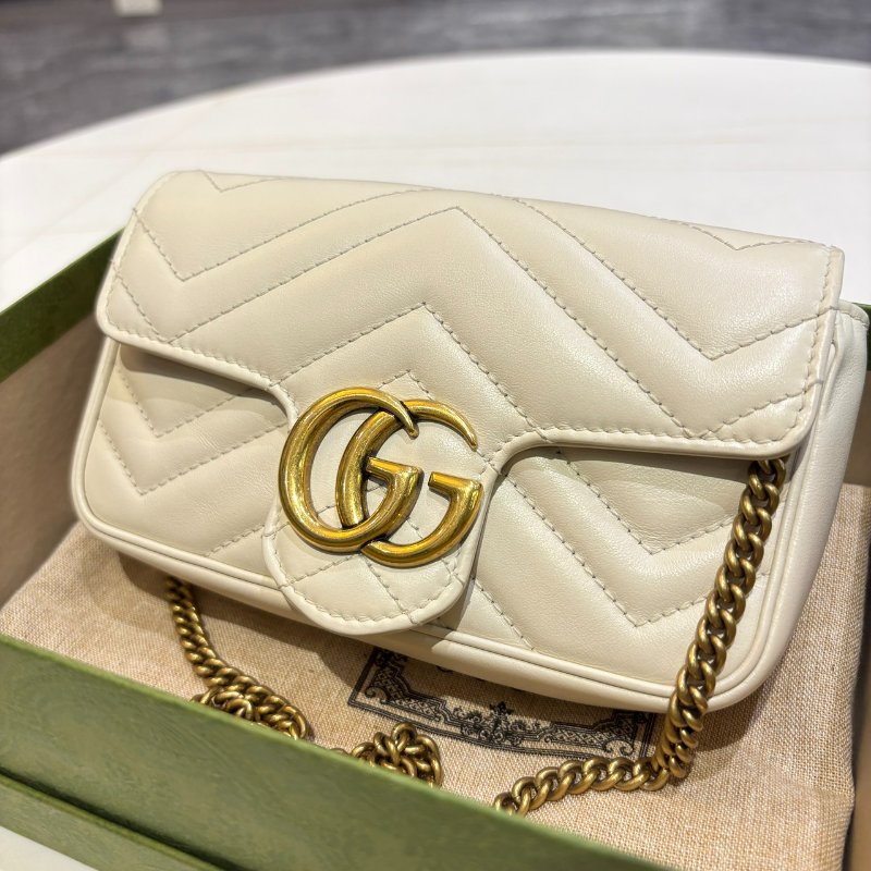 *SHIHNA名牌精品* GUCCI GG Marmont超迷你牛皮肩斜背-0