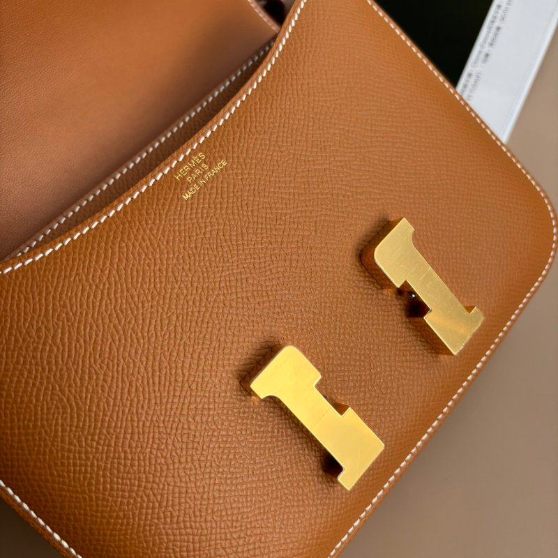 ::HERMES:: Mini Constance 金棕康康18-17