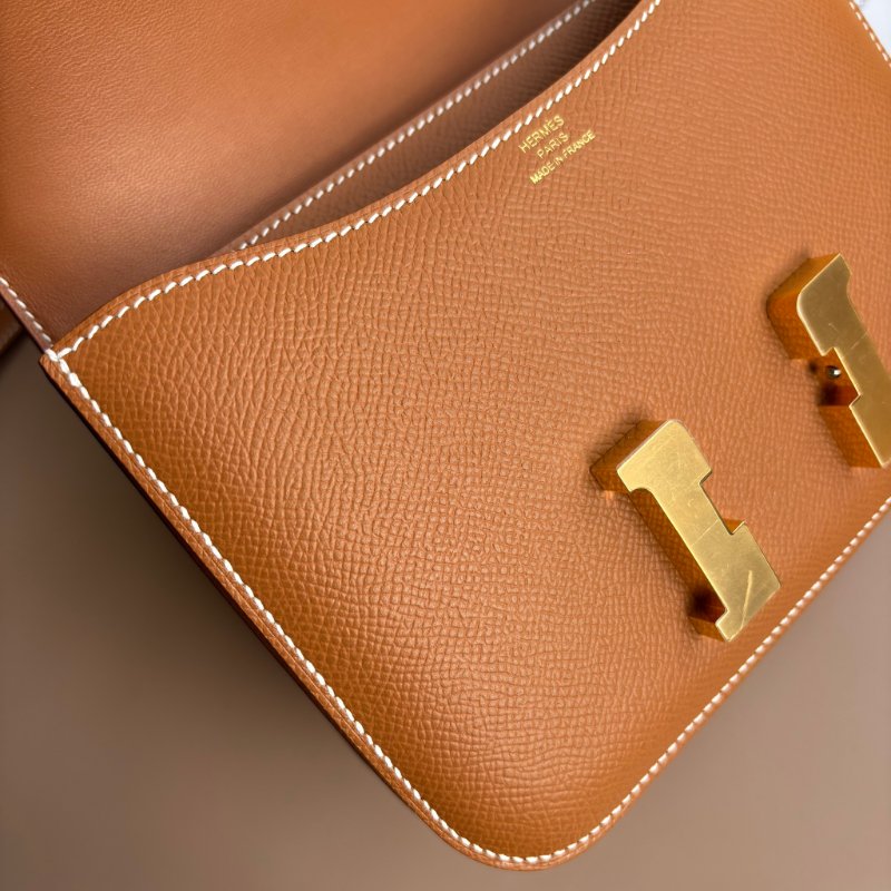 ::HERMES:: Mini Constance 金棕康康18-18
