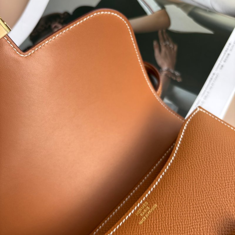 ::HERMES:: Mini Constance 金棕康康18-19