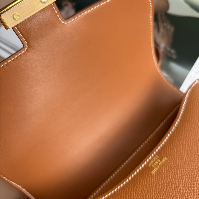 ::HERMES:: Mini Constance 金棕康康18-20