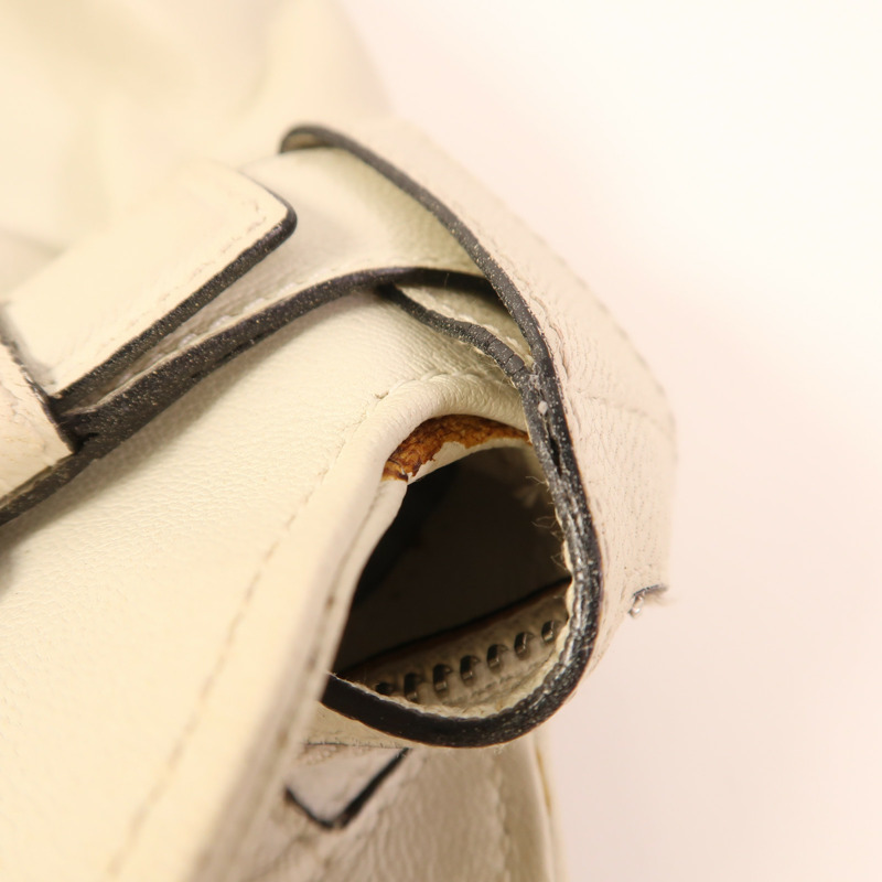 Salvatore Ferragamo 牛皮皮革Marisa Satchel銀扣肩背袋-15