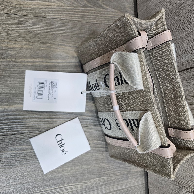 Chloe Woody mini托特包-12