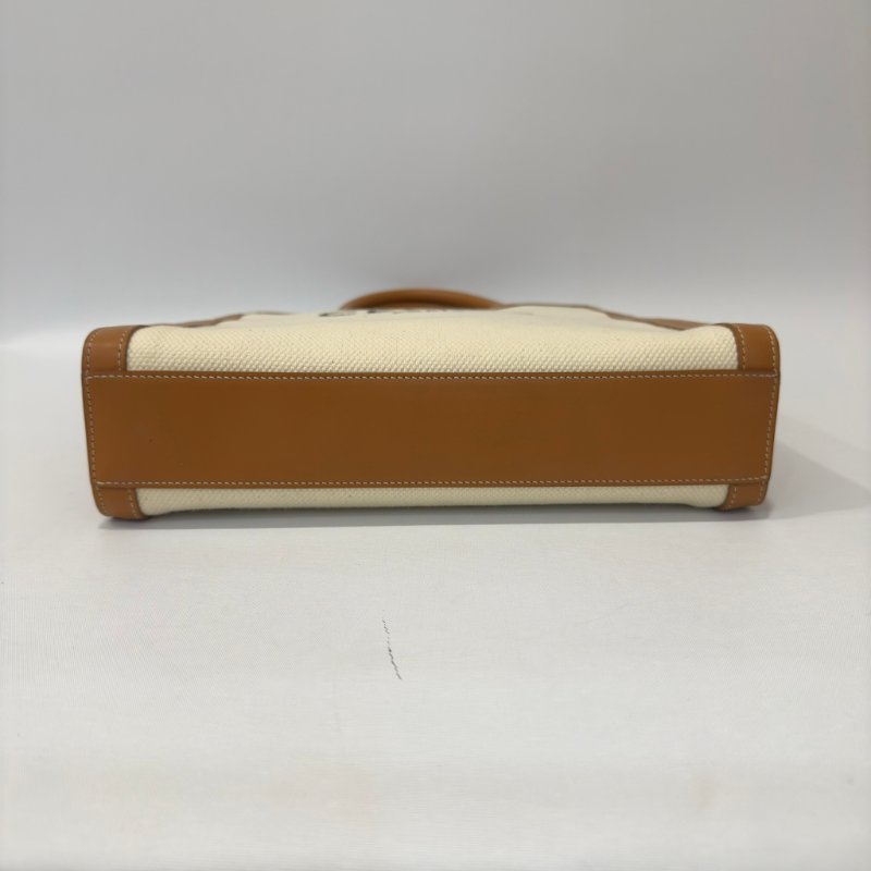 Celine帆布拼牛皮大號琴譜托特包-3