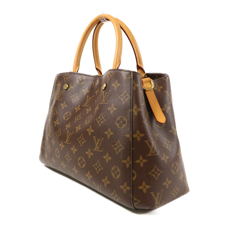 LOUIS VUITTON Monogram Montaigne MM金扣手挽肩背兩用袋-3