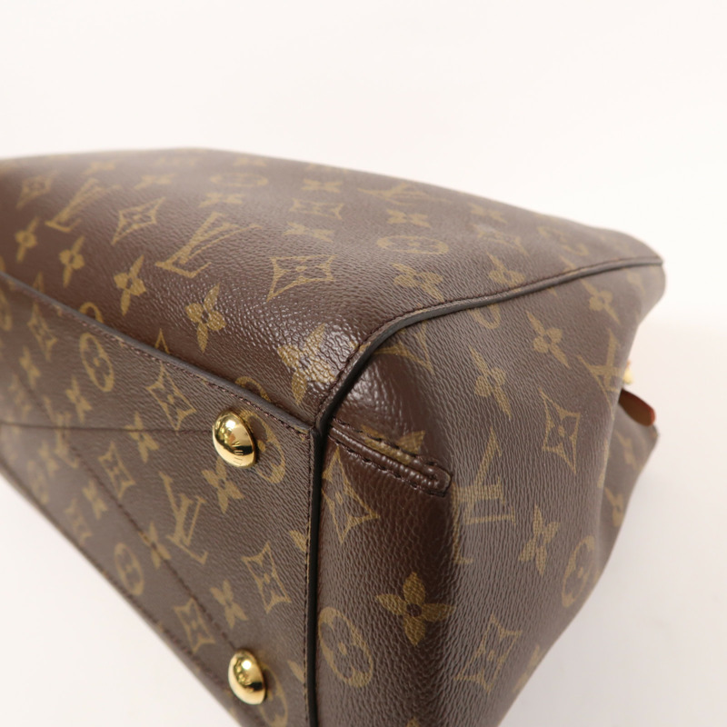 LOUIS VUITTON Monogram Montaigne MM金扣手挽肩背兩用袋-7