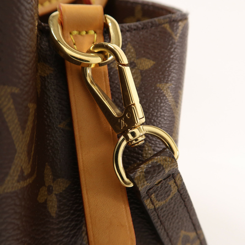 LOUIS VUITTON Monogram Montaigne MM金扣手挽肩背兩用袋-11