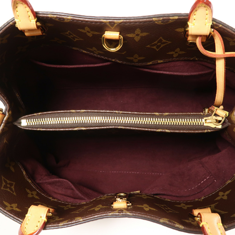 LOUIS VUITTON Monogram Montaigne MM金扣手挽肩背兩用袋-14