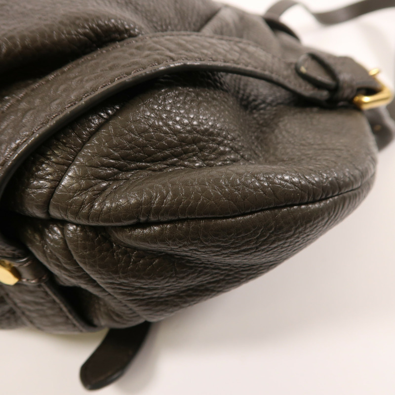 MARC BY MARC JACOBS 牛皮皮革Backpack金扣背包-9