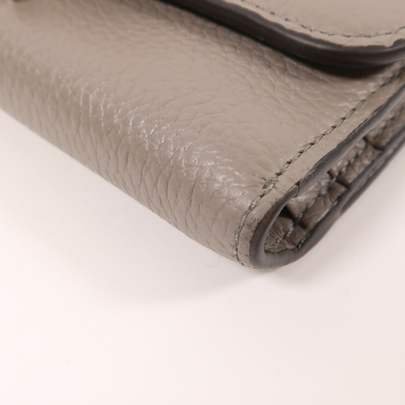 Chloe 牛皮皮革Wallet金扣錢包-9