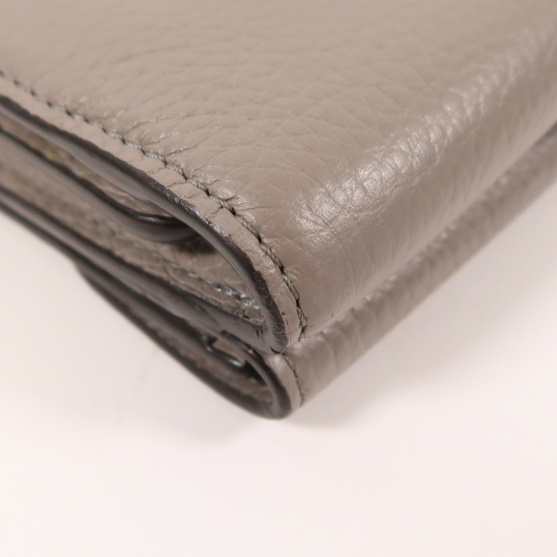 Chloe 牛皮皮革Wallet金扣錢包-12