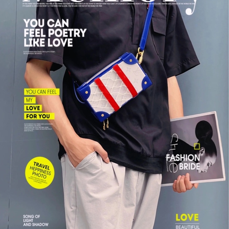 Lv soft trunck限定聯名配色 #近新🉑送父親節禮 #已絕版收藏 #離櫃未使用-1