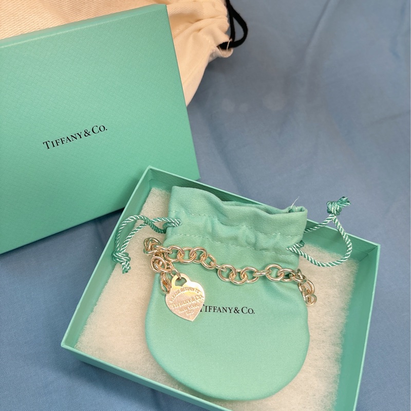 Tiffany & Co. please return to 心牌 銀手鏈-0