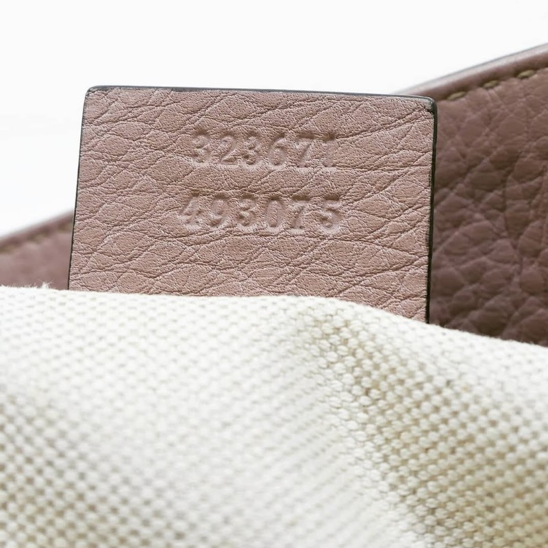 Gucci Pink Bree Tote Bag 古馳粉色荔枝紋牛皮單肩托特包-8