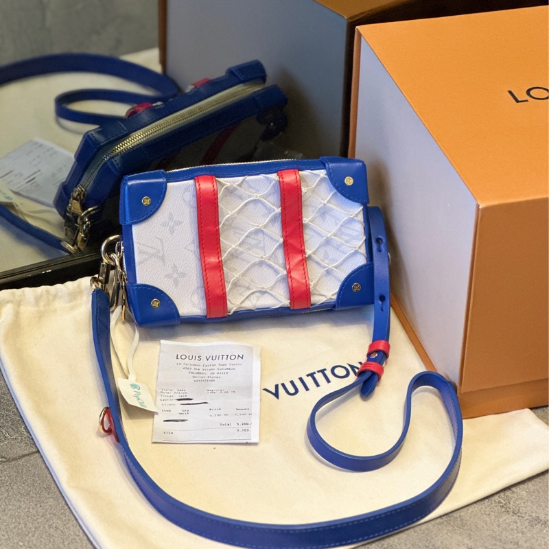 🈶購證 #7️⃣萬入手離櫃未使用 #全配🉑送禮 Lv soft trunck芯片款 近新絕版收藏-8