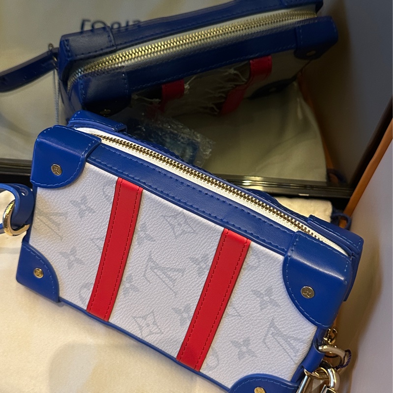 🈶購證 #7️⃣萬入手離櫃未使用 #全配🉑送禮 Lv soft trunck芯片款 近新絕版收藏-15