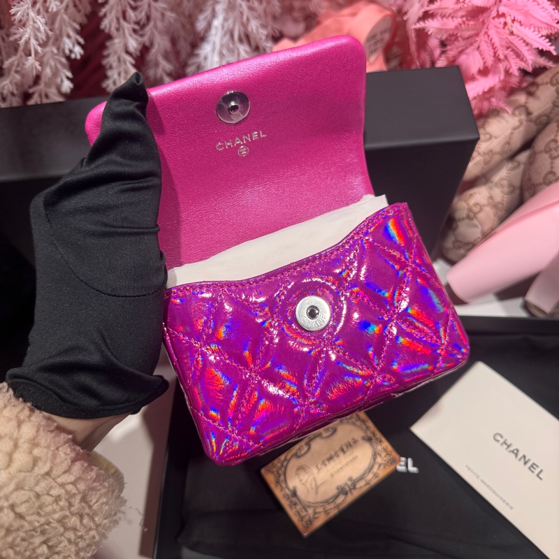 Chanel 全新芭比粉VIP限定掛包/王吉娜古董精品-5