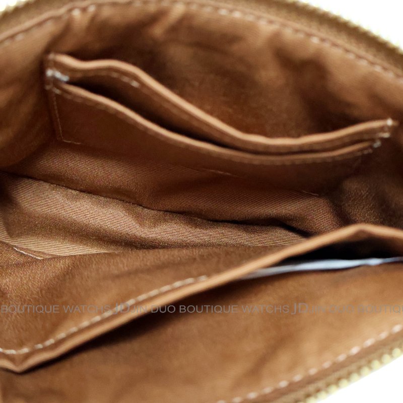 金鐸精品~2457 COACH 蔻馳 F64234 卡其色PVC經典C-LOGO金鍊 麻將包 腋下包 手拿包 全新品-6