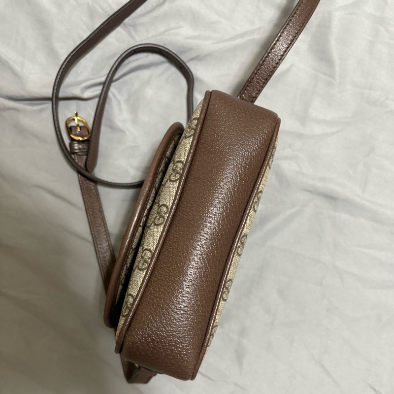 Gucci Ophidia 帆布翻蓋迷你肩背斜背包-8