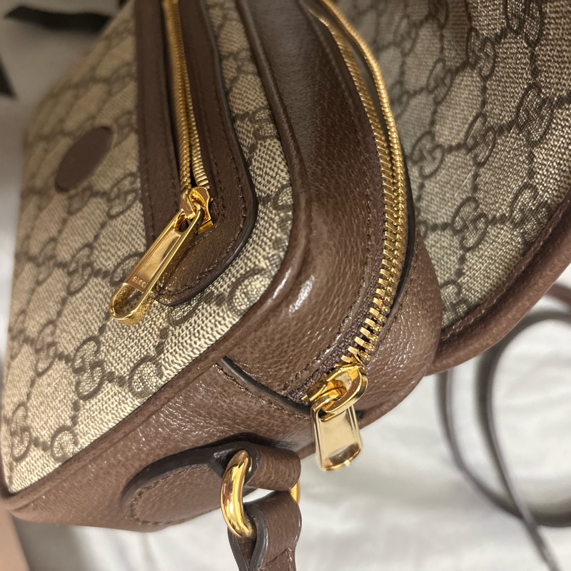 Gucci Ophidia 帆布翻蓋迷你肩背斜背包-10
