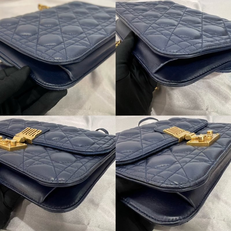 DIOR 深藍Dioraddict鎖頭包-10