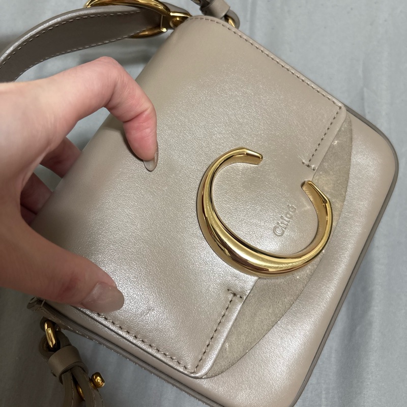 Chloe C bag 海鷗灰色 手提斜背包-14