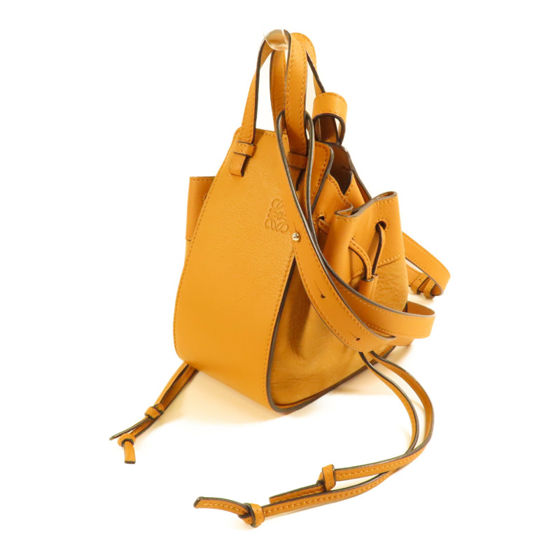 LOEWE 牛皮皮革Hammock Mini手挽肩背兩用袋-2