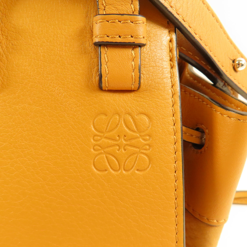 LOEWE 牛皮皮革Hammock Mini手挽肩背兩用袋-6