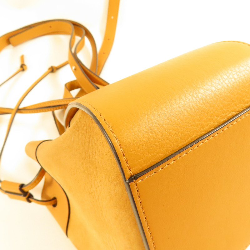 LOEWE 牛皮皮革Hammock Mini手挽肩背兩用袋-9