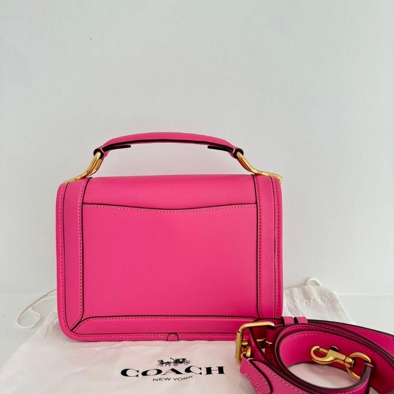*SHIHNA名牌精品* COACH hero C8449 復古金屬馬車LOGO翻蓋三層兩用包-1