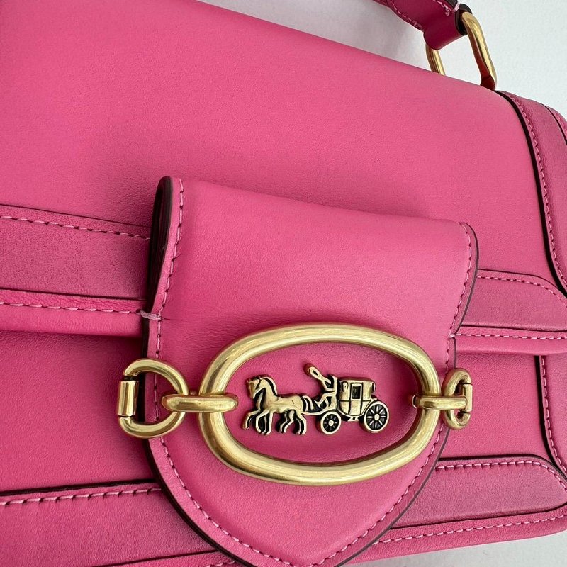 *SHIHNA名牌精品* COACH hero C8449 復古金屬馬車LOGO翻蓋三層兩用包-3