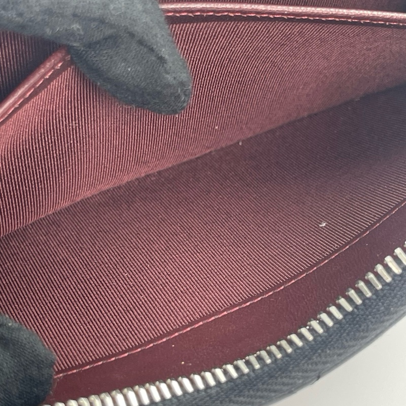 「JL精品代購」 香奈兒黑銀羊拉鏈長夾-8