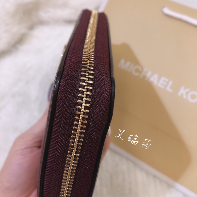 全新✨ MK 長夾 Michael Kors 荔枝牛皮長夾 錢包 皮夾-8