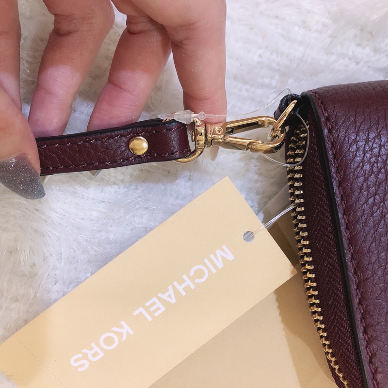 全新✨ MK 長夾 Michael Kors 荔枝牛皮長夾 錢包 皮夾-19