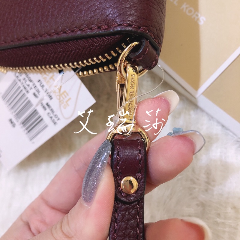 全新✨ MK 長夾 Michael Kors 荔枝牛皮長夾 錢包 皮夾-20