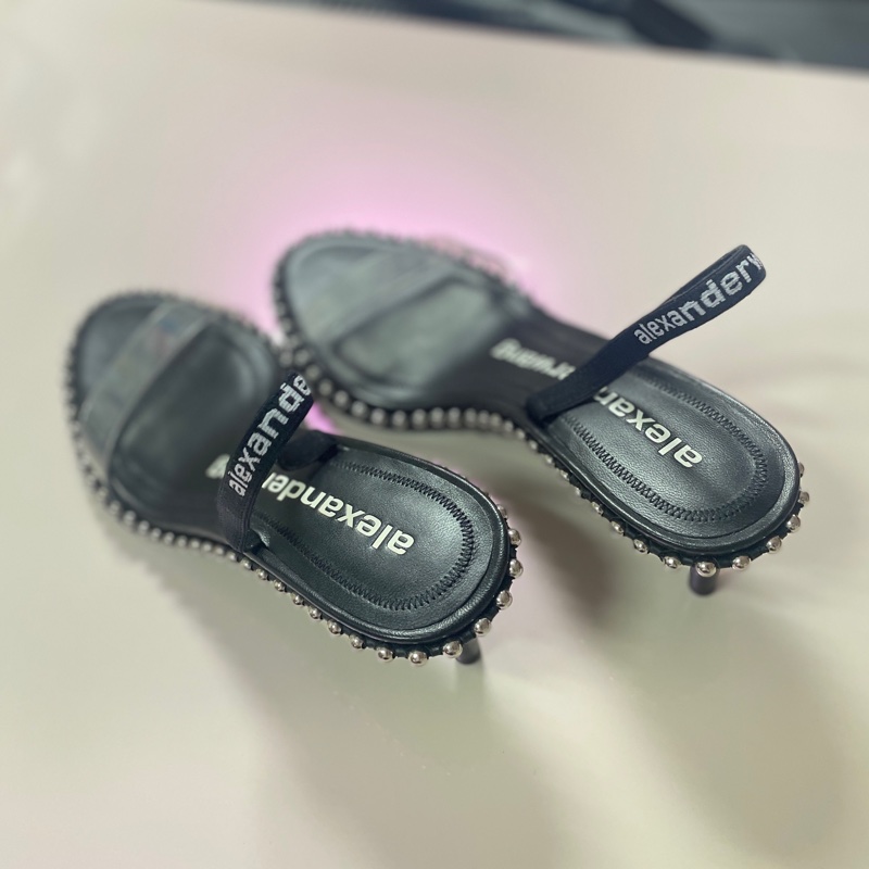 Alexander Wang Nova heels 王大仁 卯釘高跟涼鞋-10