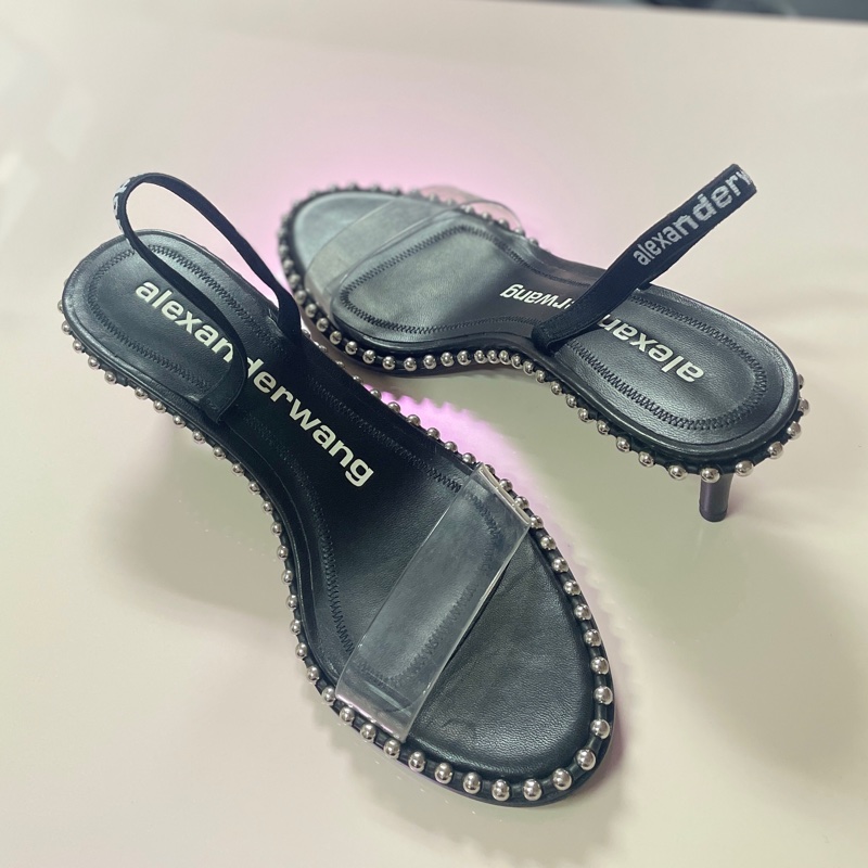 Alexander Wang Nova heels 王大仁 卯釘高跟涼鞋-11