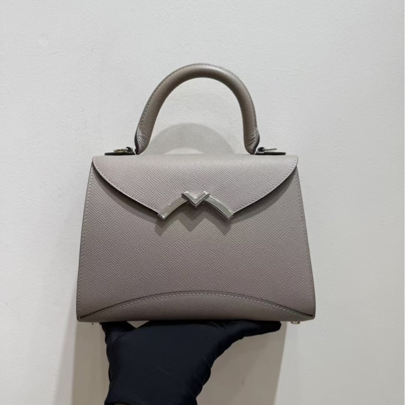 Moynat Gabrielle 灰色銀扣-1