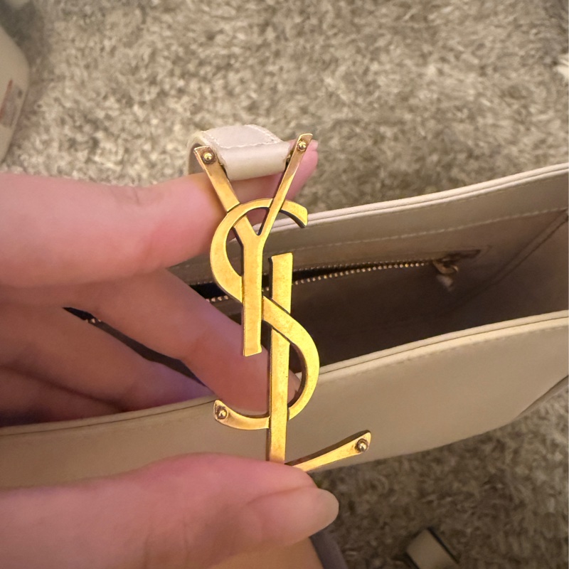 YSL 5à7 腋下包白色（rose同款）-4