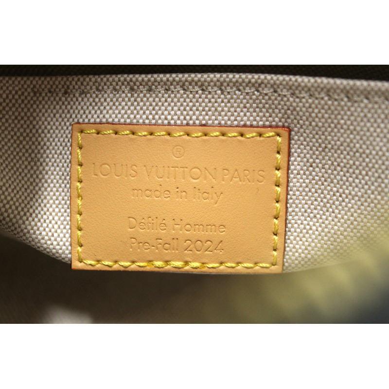 Louis Vuitton Damier Denim 3D Cotton Canvas Speedy 18 Bandoulière Bag-17