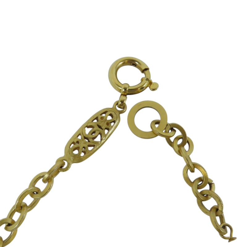 CHANEL 【激減優惠】金屬/PVC Necklace金扣項鏈-6
