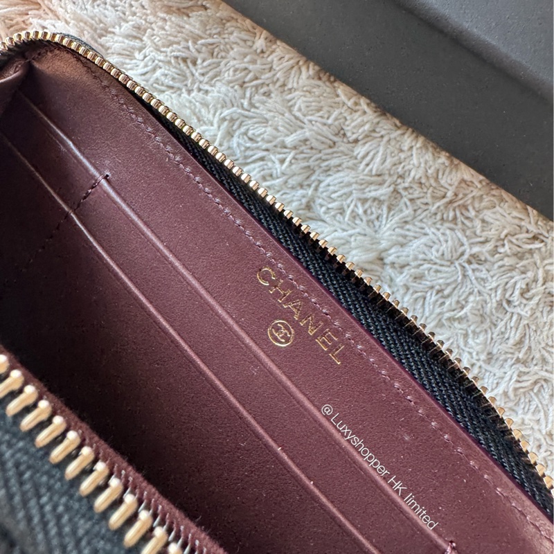 CHANEL 中長銀包-5