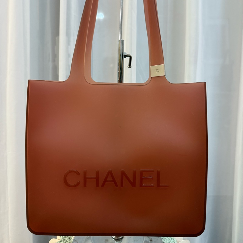 🌸（限時精品特價🉐）CHANEL Coco Beach 果凍手提包-9