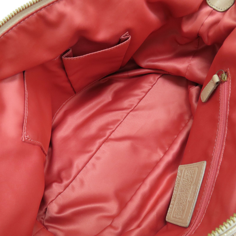 卡其色 帆布 兩用包-4