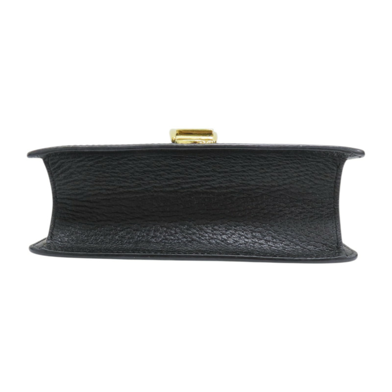 黑色 牛皮 Sylvie 2Way 肩背包 #470270 #470270-3