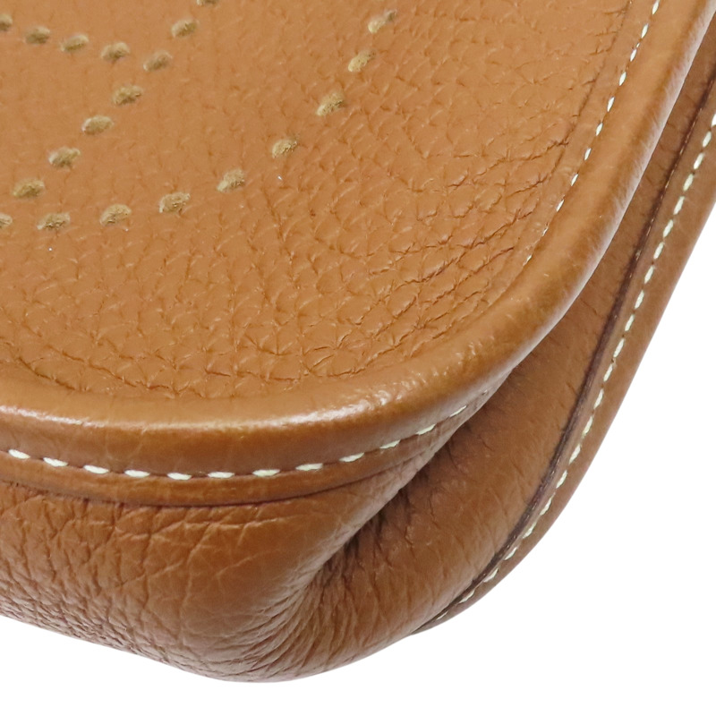 金棕色 TC牛皮 Mini Evelyne 肩背包 Y刻-9