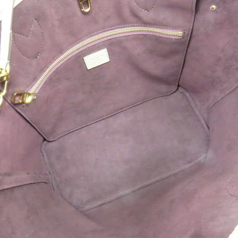 灰色 壓花牛皮 Neverfull MM 托特包 M45686-4