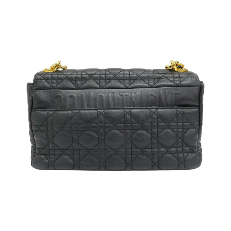 黑色 牛皮 Dior Caro 兩用包 M9242UWHC-1