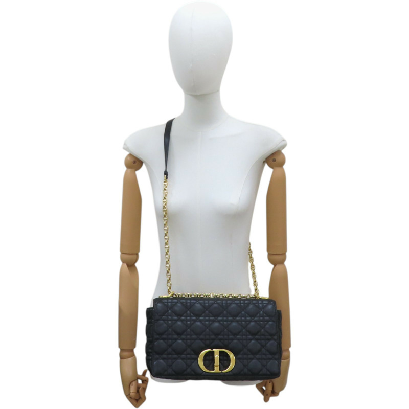 黑色 牛皮 Dior Caro 兩用包 M9242UWHC-12