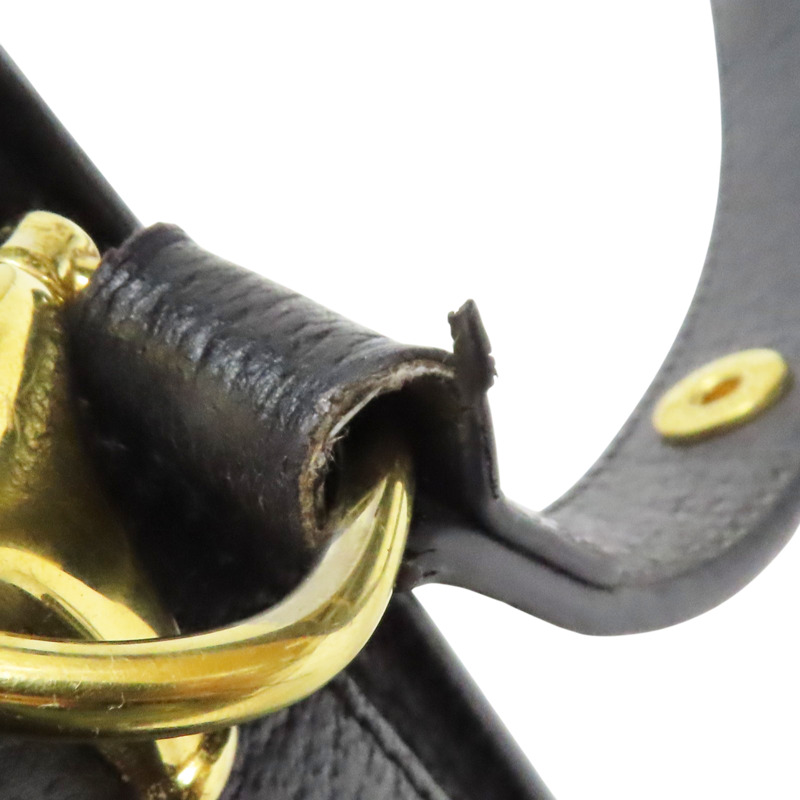 黑色 緹花帆布 1955 Horsebit 肩背包【GUCCI 古馳】 602204-15